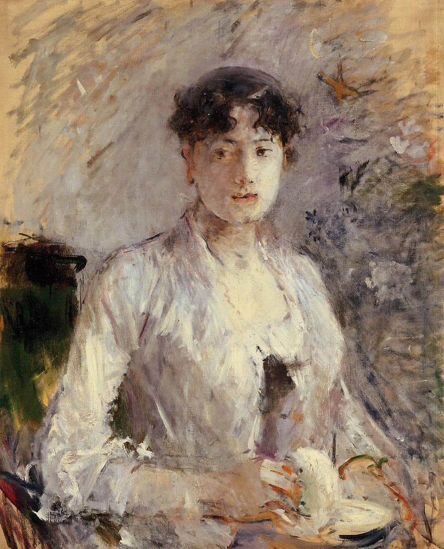 “Young Woman in Mauve†by Berthe Morisot